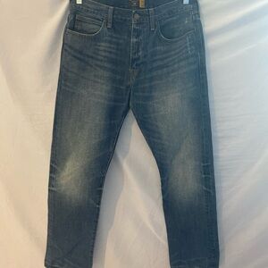 Navy and blue jeans #retro Jcrew 770 31/30 excellent condition